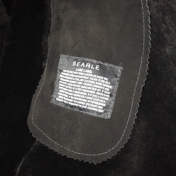 Leather and suede coat - Picture 6 of 6